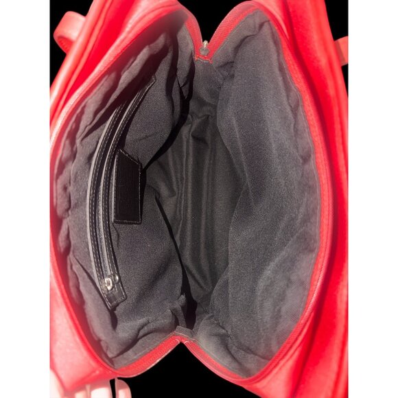 VTG Coach Neo Collection Tote 6206 Red Neoprene Leather Shoulder Bag 90s DR Made - Picture 8 of 12